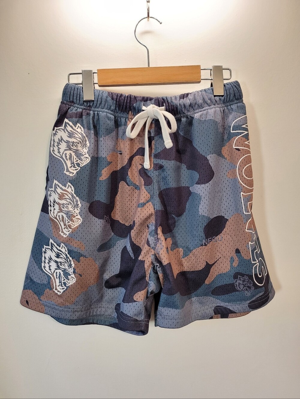 Darc Sport Until Valhalla Collection Men's Camo Shorts in Blue, Gray - Size M